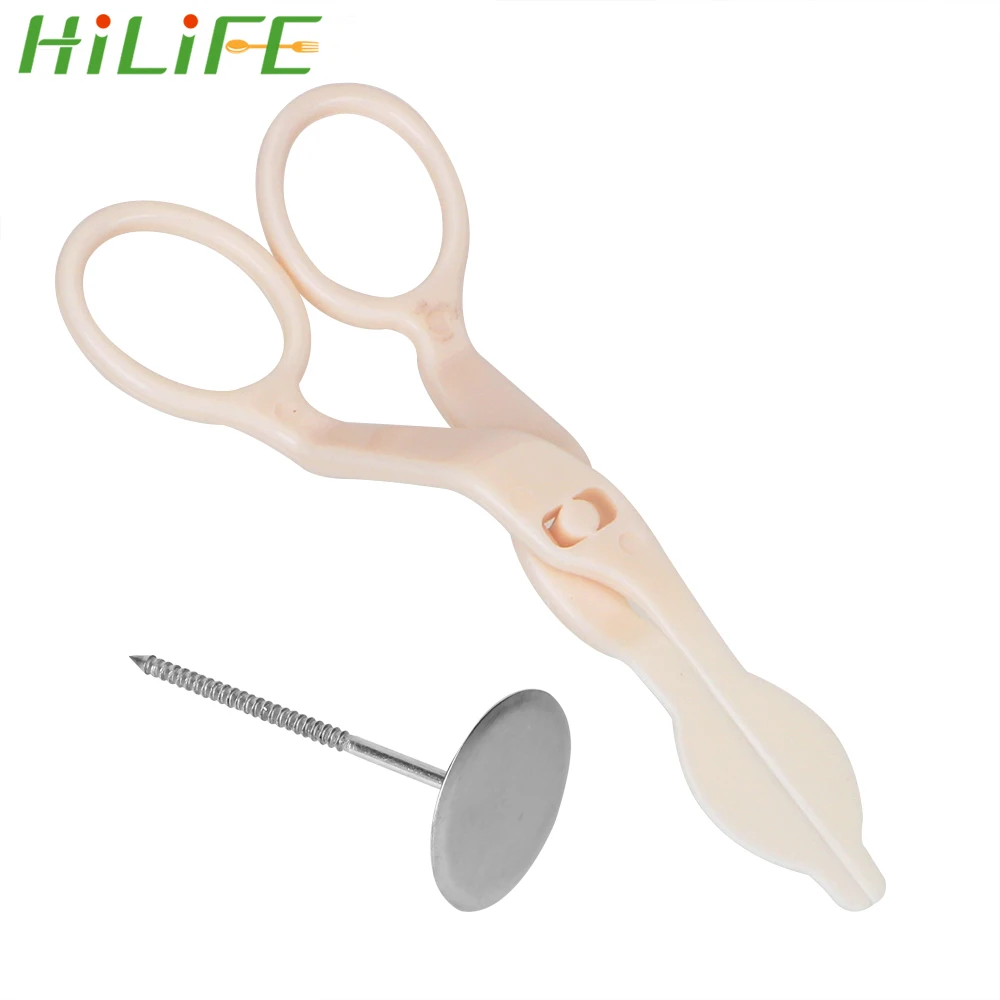 HILIFE пластиковые ножницы для торта крема переноса цветов DIY Набор инструментов