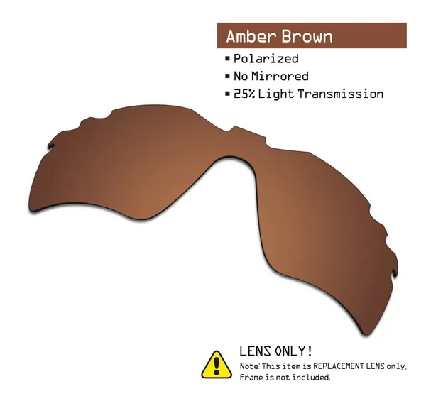 Amber Brown SmartVLT Замена поляризованных линз для Oakley радар ПУТЬ солнцезащитные очки с отверстиями-несколько вариантов - Цвет линз: Amber Brown