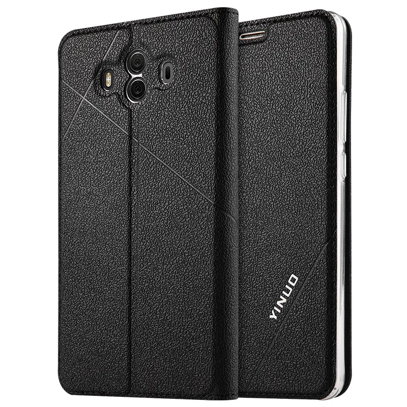 Высокое качество huawei mate 10 чехол люкс Флип Кожа Капа оригинальный mate10 pro 360