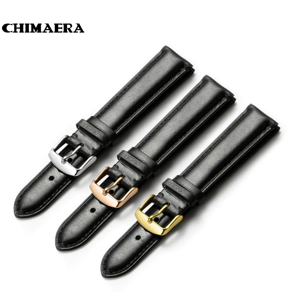 CHIMAERA ремешок для часов из натуральной телячьей кожи ремешок с пряжкой для часов Omega Seiko Tissot Casio