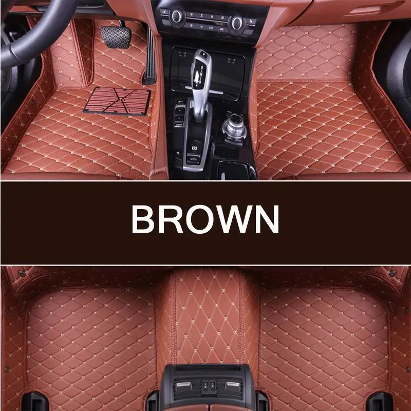 Top Quality 3D car floor mat for nissan foot pad 9 colors red brown black Beige leather waterproof mats | Автомобили и мотоциклы