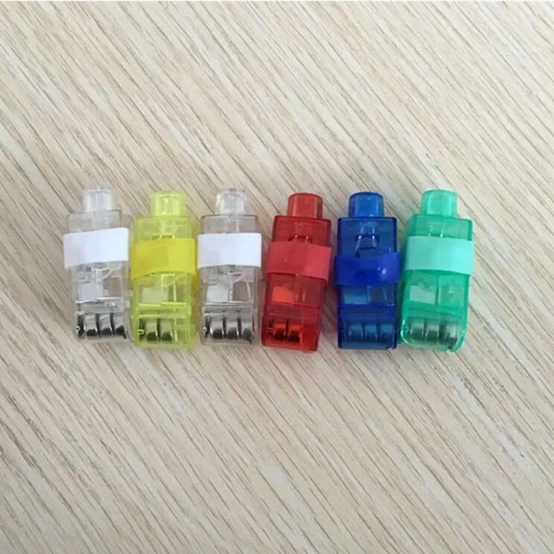 

New LED Finger Light Glow Laser Finger Beams Torch Light Finger Ring Bar Concert Cheer Prop Halloween Glow Party Supplies