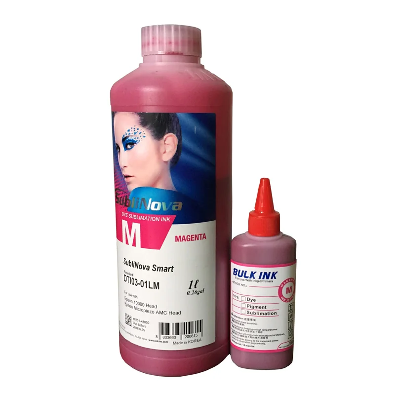 Сублимационные чернила теплопередающие для струйного принтера EPSON (6 цветов X1000ml)