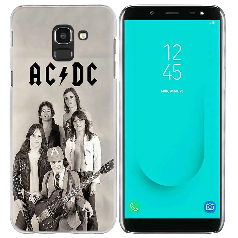 06 ACDC рок Жесткий ПК чехол КРЫШКА ДЛЯ samsung Galaxy A50 A30 A10 S10 S10e плюс A9 A8 A7 A6 плюс A9 Star Lite M30 M20 M10 Fundas - Цвет: 06