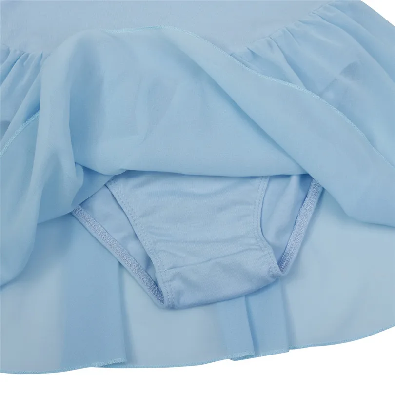 Женский гимнастический купальник с длинным рукавом балетное платье для танцев и