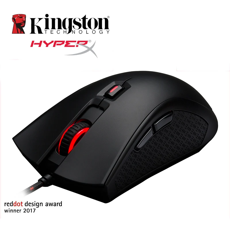 Kingston игровой Маус HyperX Pulsefire FPS Мышь геймера 400 800 1600 3200 Точек на дюйм эргономичный