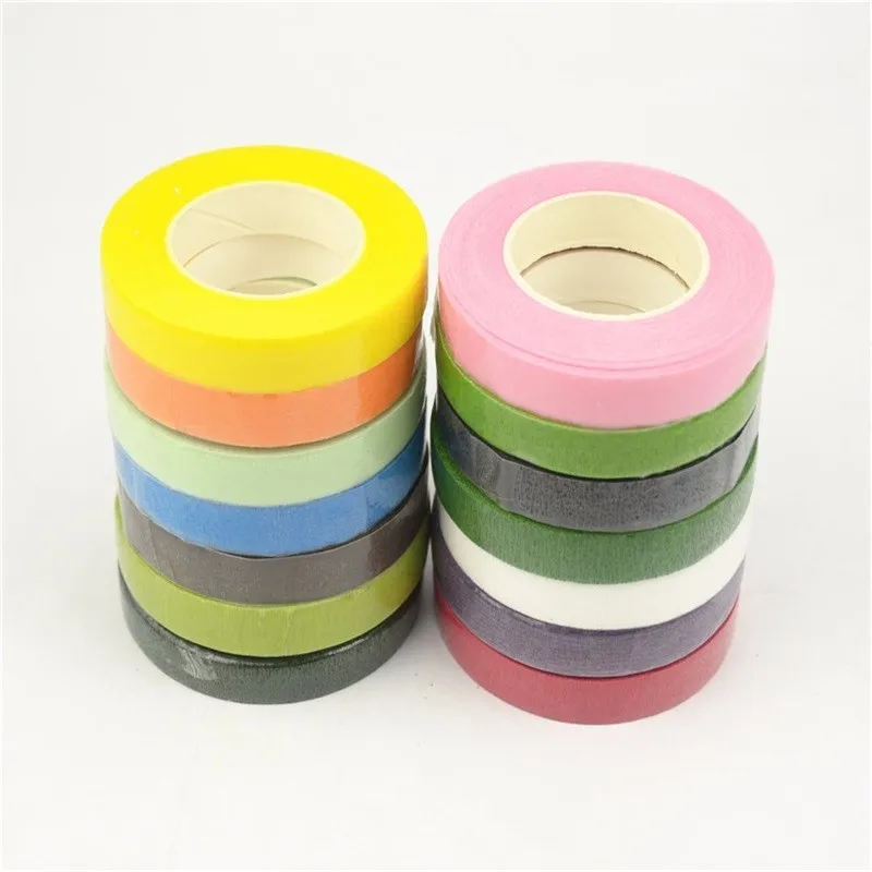 Бумажная гирлянда 30 ярдов клейкая лента искусственный цветок фиксированный для