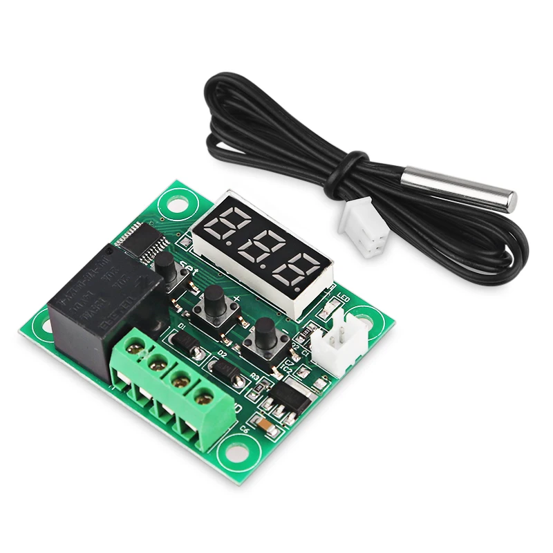 LEDSMITH W1209 цифровой контроллер температуры Высокоточный регулятор температуры DC 12 В водонепроницаемый NTC датчик