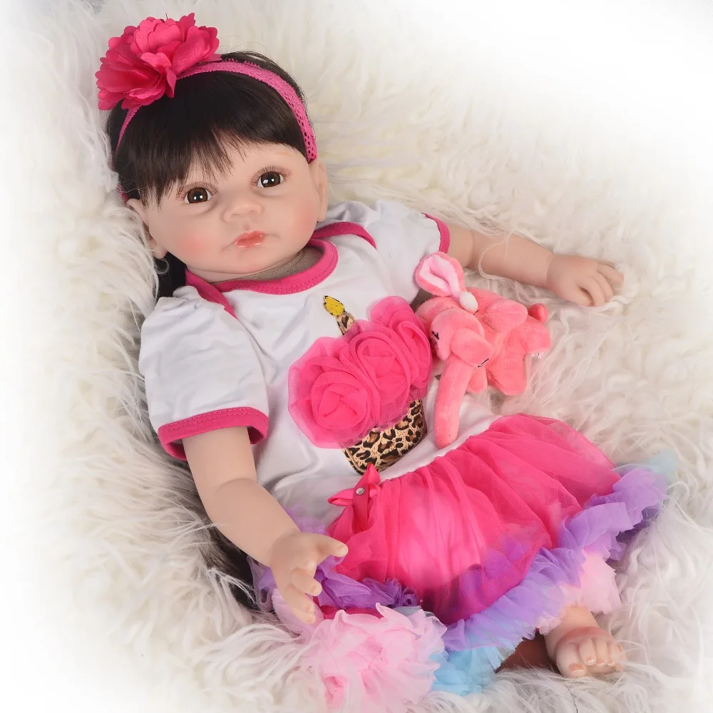 KEIUMI Princess 22 дюйма кукла для новорожденных ткань Реалистичная милая Детская