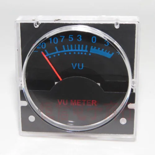 2 шт. 12v аналоговые Панель VU измеритель влажности Измеритель уровня звука в задней части, голубой цвет светильник не нужен драйвер