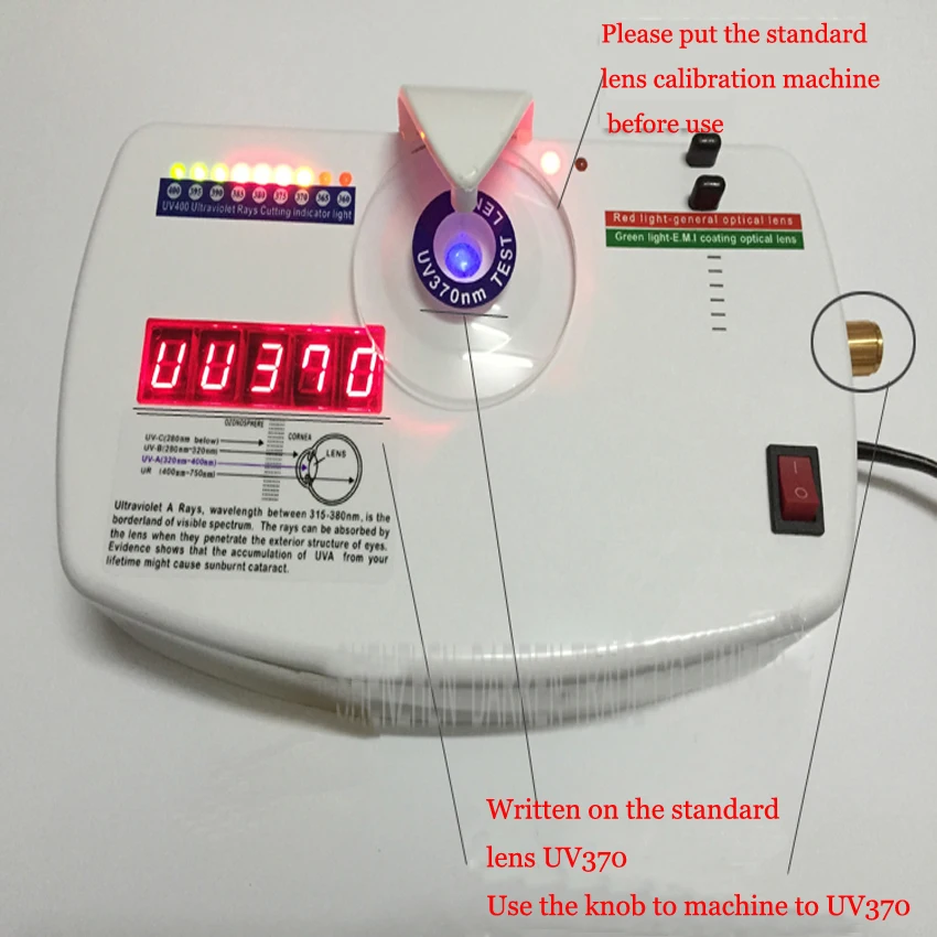 1 шт. UV400 тестер объектива ультрафиолетовый испытательное оборудование CP 13B