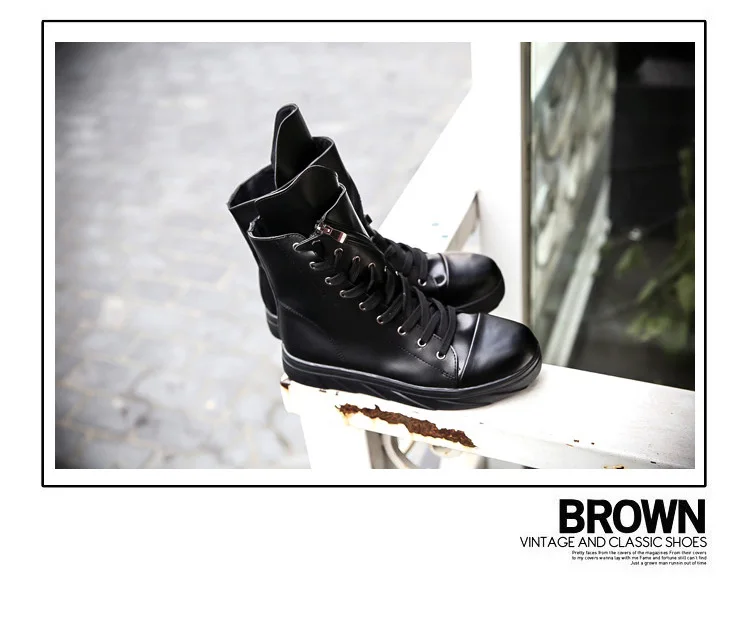 Мужские ботинки; botas hombre; Мужская обувь в стиле рок; повседневные водонепроницаемые ботинки из искусственной кожи; мужская обувь на плоской подошве для взрослых; Erkek Ayakkabi Kanye West