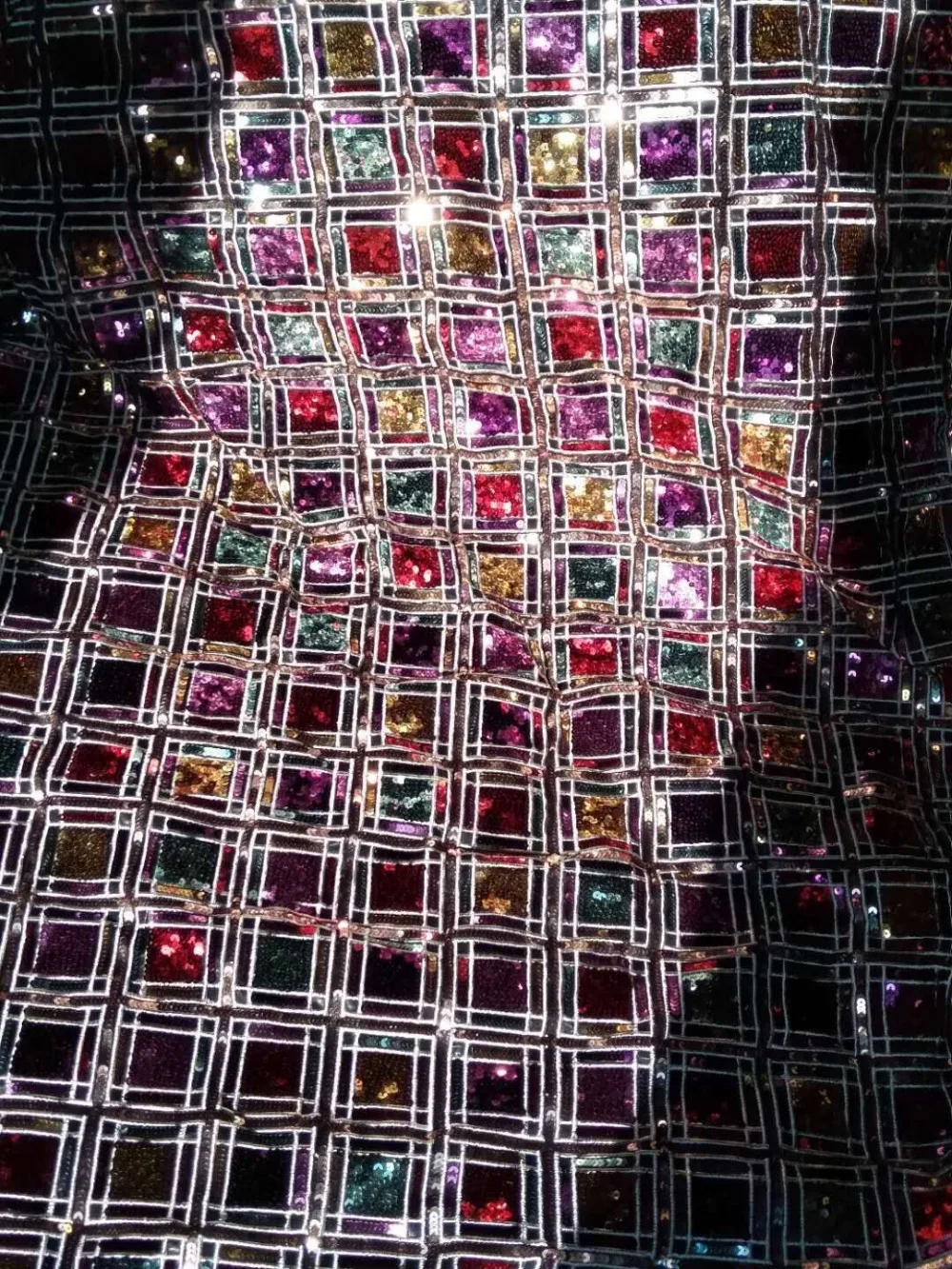 Модные PWD193402 французский тюль кружево ткань вышивка Африканский блёстки Чистая