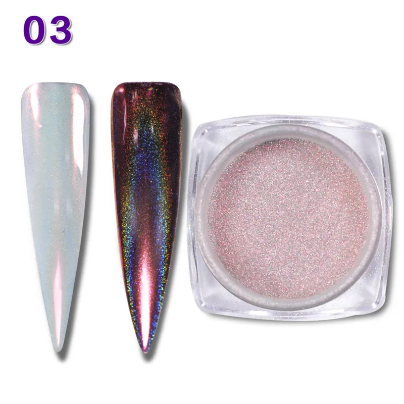 03 BeautyBigBang 0,2 г блеск для ногтей мерцающий жемчуг русалки пигмент Блестящий лазер оболочка Мерцающий Порошок маникюр Дизайн ногтей украшение - Цвет: 03