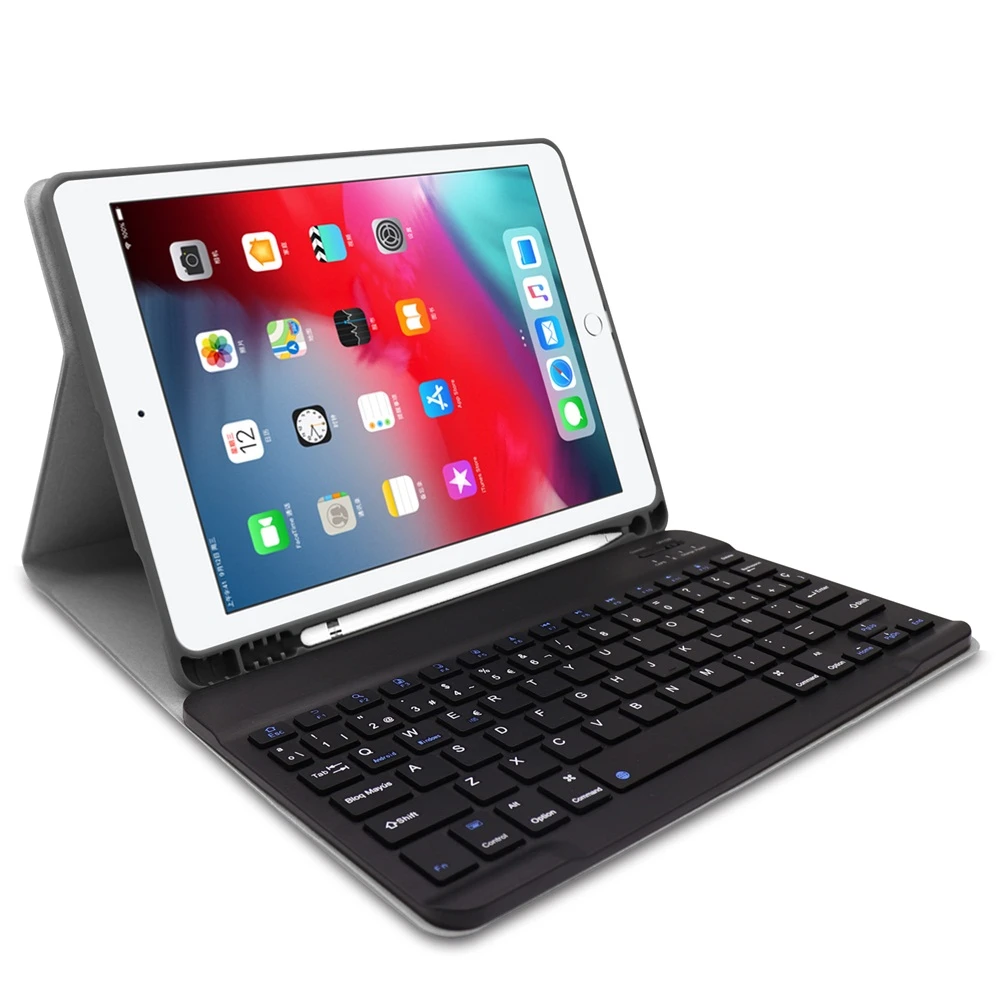 Kemile для iPad 9,7 чехол клавиатура W Карандаш Держатель смарт Защитная крышка Подставка для iPad 9,7 Air 2 teclado español