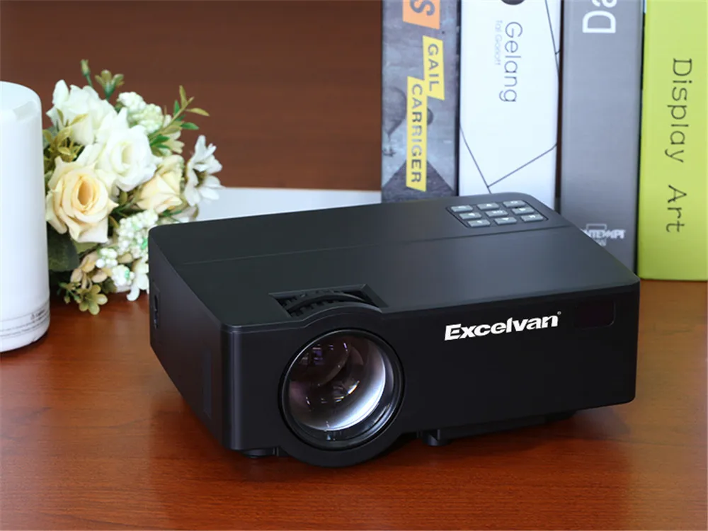 Excelvan E08 E09 проектор для домашнего кинотеатра 1080P (опционально Android OS Bluetooth WIFI