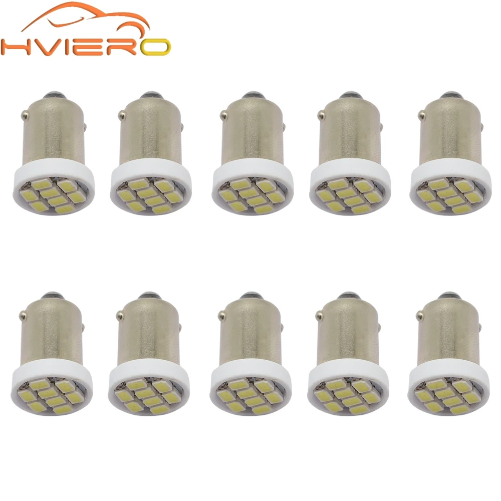 10X Белый T11 Ba9s 1206 8smd автомобильная светодиодная лампа для багажника W6W Festoon Dome