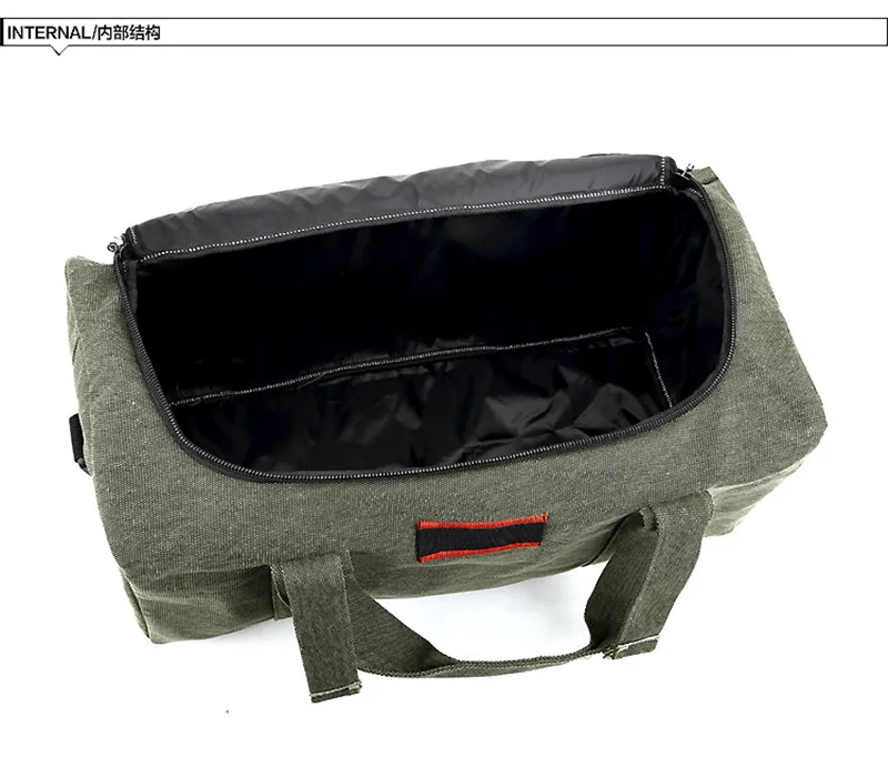 2021 холщовая дорожная сумка для выходных Большая вместительная ночевки мужские