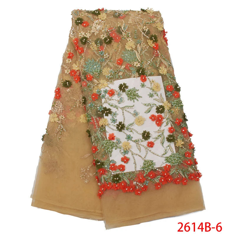 3d кружевная ткань с цветами новый стиль 2019 французская сетка тюль Лидер продаж