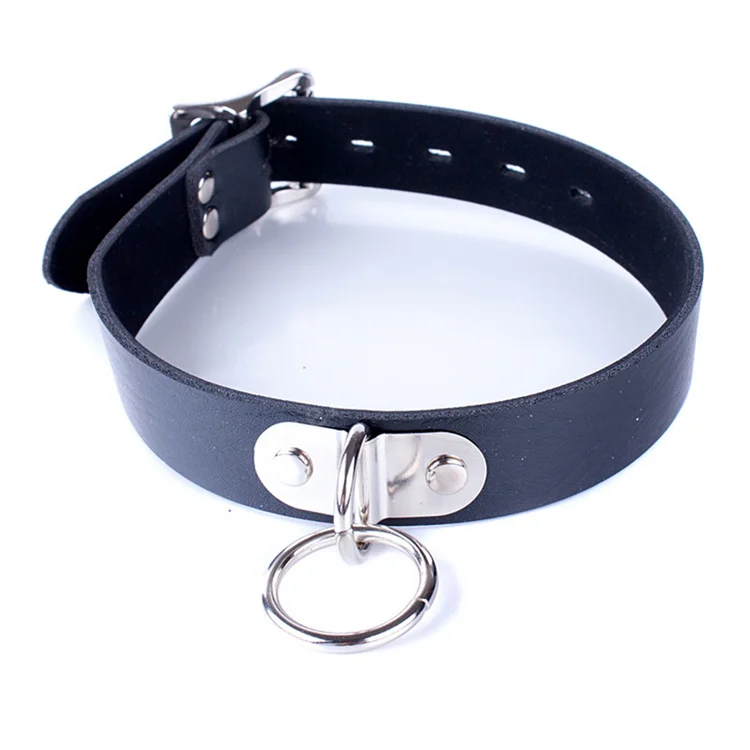 Классические черные мягкие секс ошейники из искусственной кожи ошейник для шеи