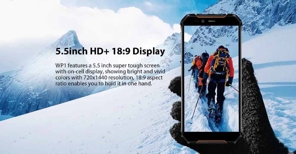OUKITEL WP1 Беспроводной зарядное устройство 5 &quotHD + 18:9 MT6763 Octa Core 4 GB 64 13.0MP Android 8 1 OTG