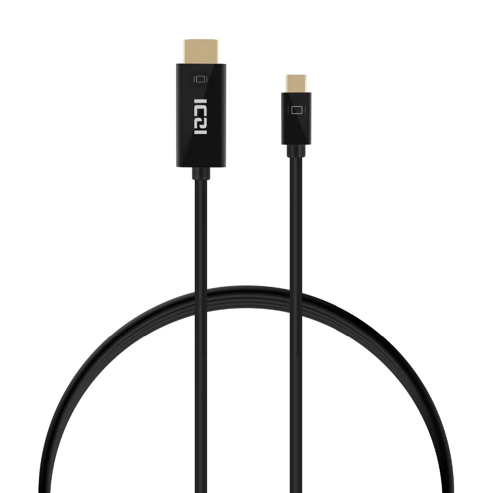 ICZI 1080P 60 Гц 1 м 8 3 Мини DP к HDMI кабель Thunderbolt позолоченный адаптер для Macbook Pro Air