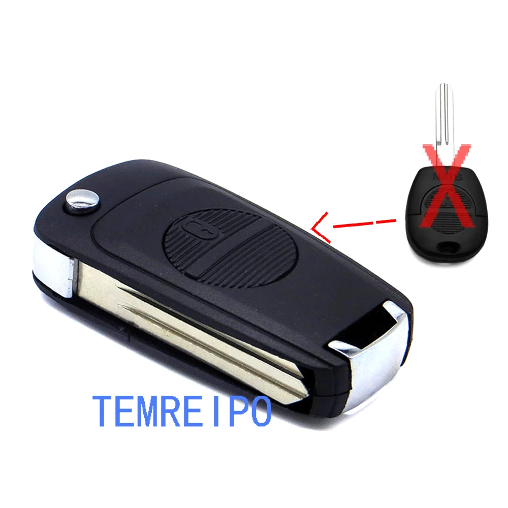 Сменный 2 кнопочный складной пульт дистанционного управления 5 шт./лот