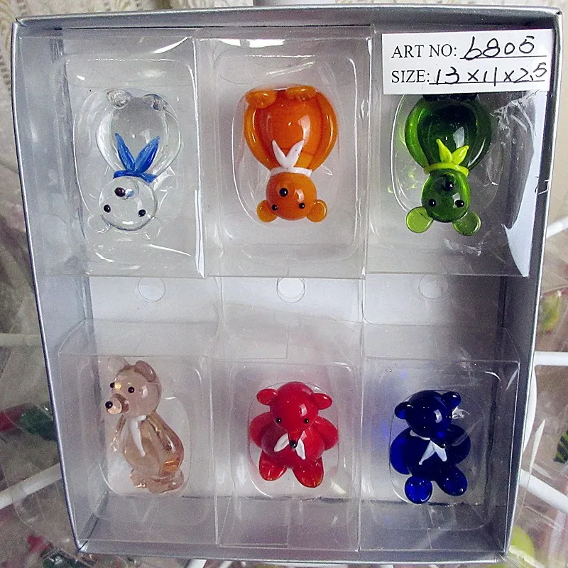 На заказ муранское стекло Золотая фольга скульптура звезда форма украшения