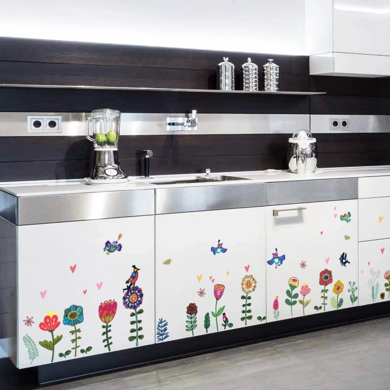 Съемные настенные наклейки для ванной спальни гостиной кухни с изображением