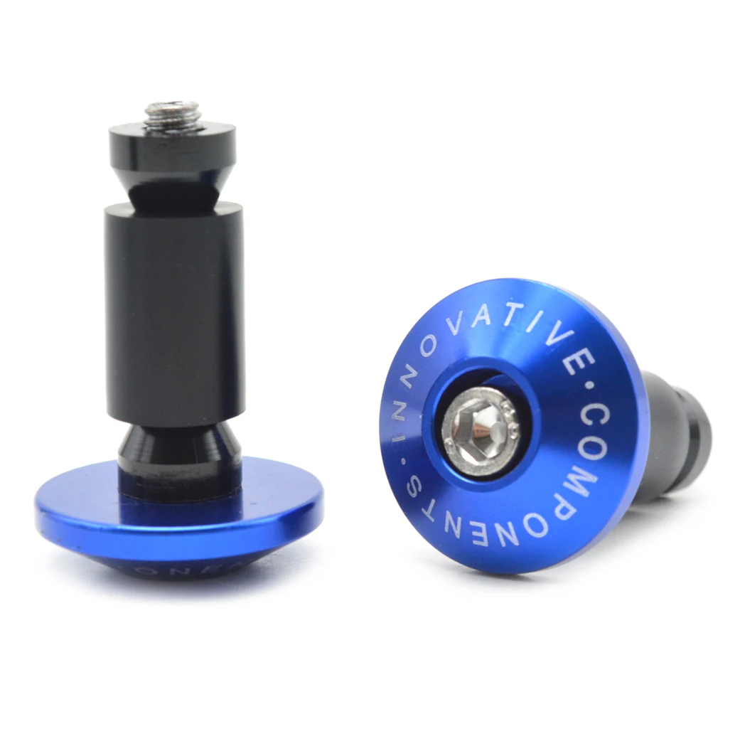 Универсальные наконечники ручного стержня мотоцикла 7/8 дюйма серебристые Руля