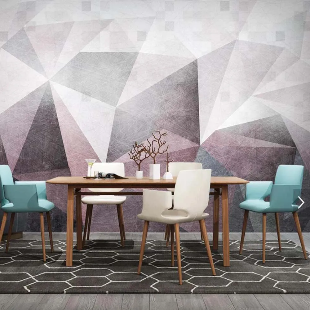 3D Abstract Stripe Line Geometry Mural Larger Size Photo Wallpaper Murals Bedroom Canvas Landscape European Modern Wall Papers |