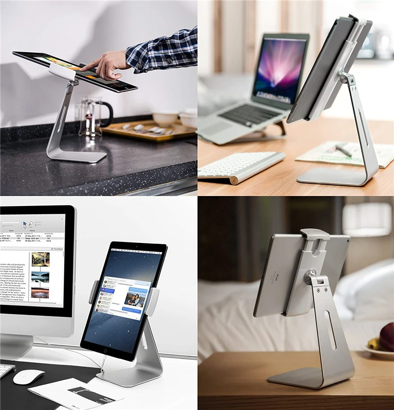 7-13 дюймов Алюминий настольная подставка для планшета для Apple Ipad Mini 1 2 3 4 5 iPad Pro 9,7 дюймов 10,5 12,9 11 дюймов чехол Крышка