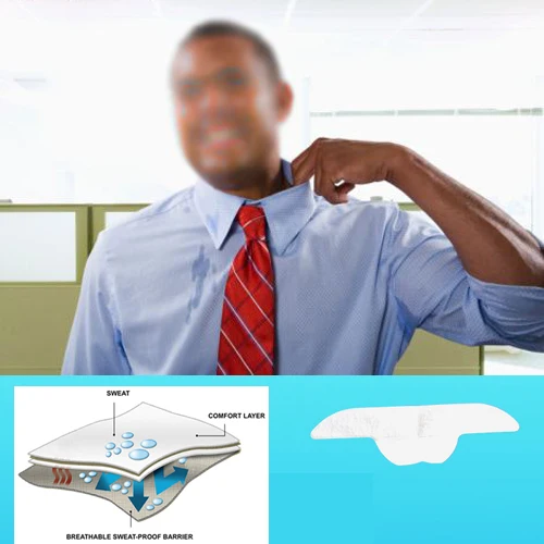 10x одноразовые воротник пот колодки клей гвардии Простыни Лайнер Платье щит