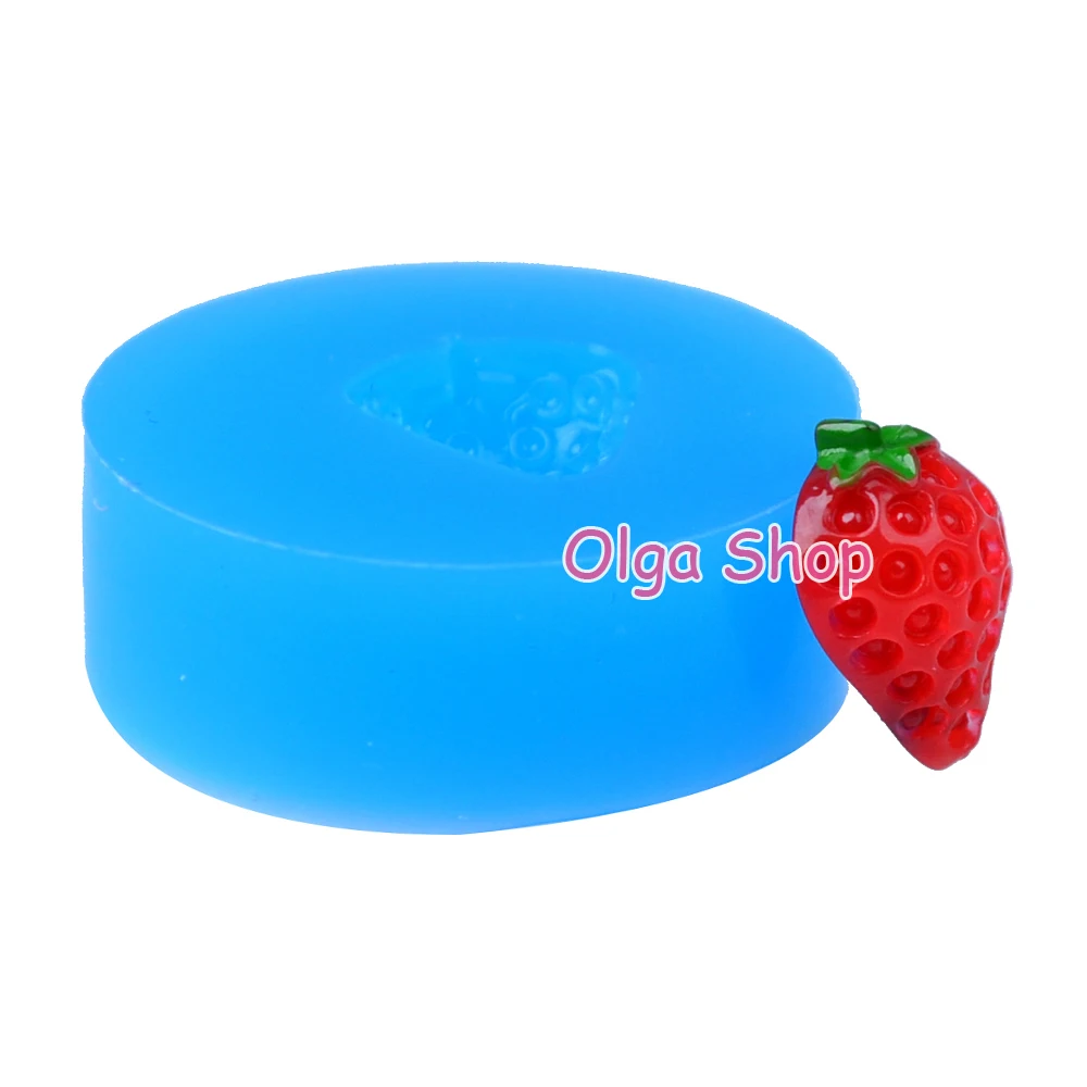 Силиконовая форма для половины клубники 14 8 мм фруктов украшения торта помадки