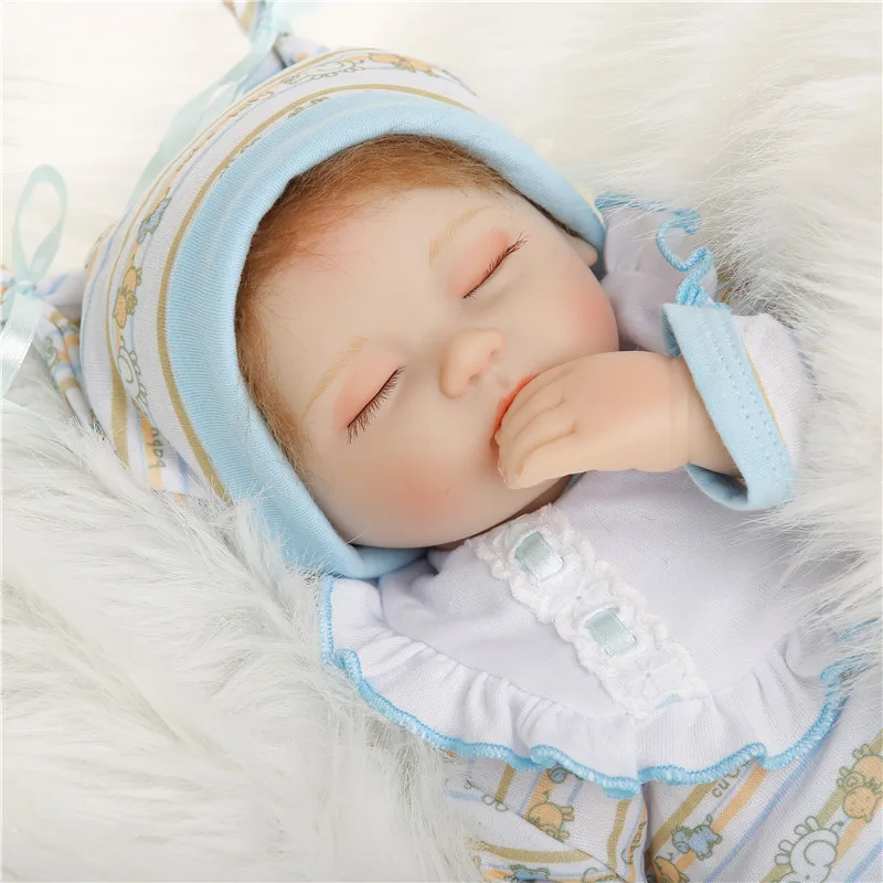 SanyDoll 18 дюймов 45 см силиконовые куклы для новорожденных реалистичные детей