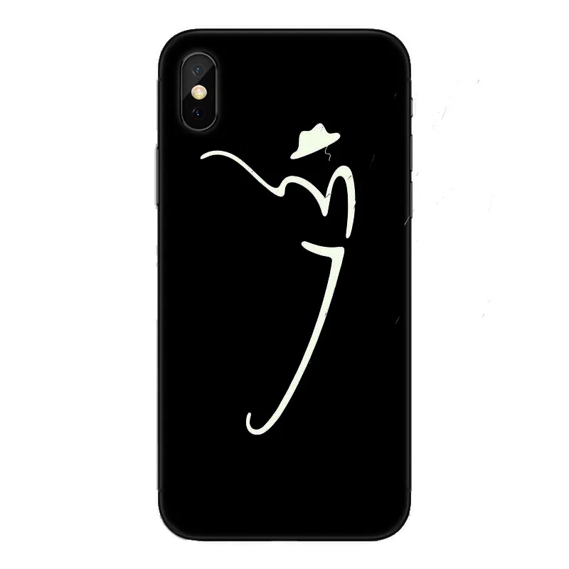 Чехол для телефона Cantor King of Pop MJ Майкл Джексон мягкий чехол из ТПУ iPhone 4 5 6 7 Plus 8