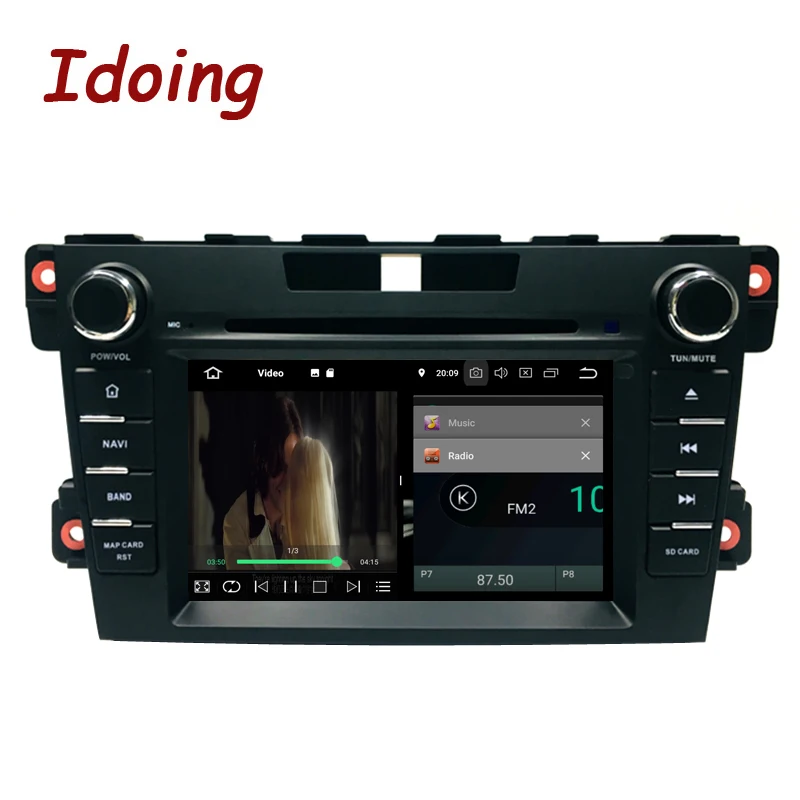 Idoing " 2Din Android 9,0 для Mazda CX-7 2008- Автомобильная Мультимедийная система dvd-плеер gps Навигация стерео 4G+ 64G TDA7850 PX5 ips