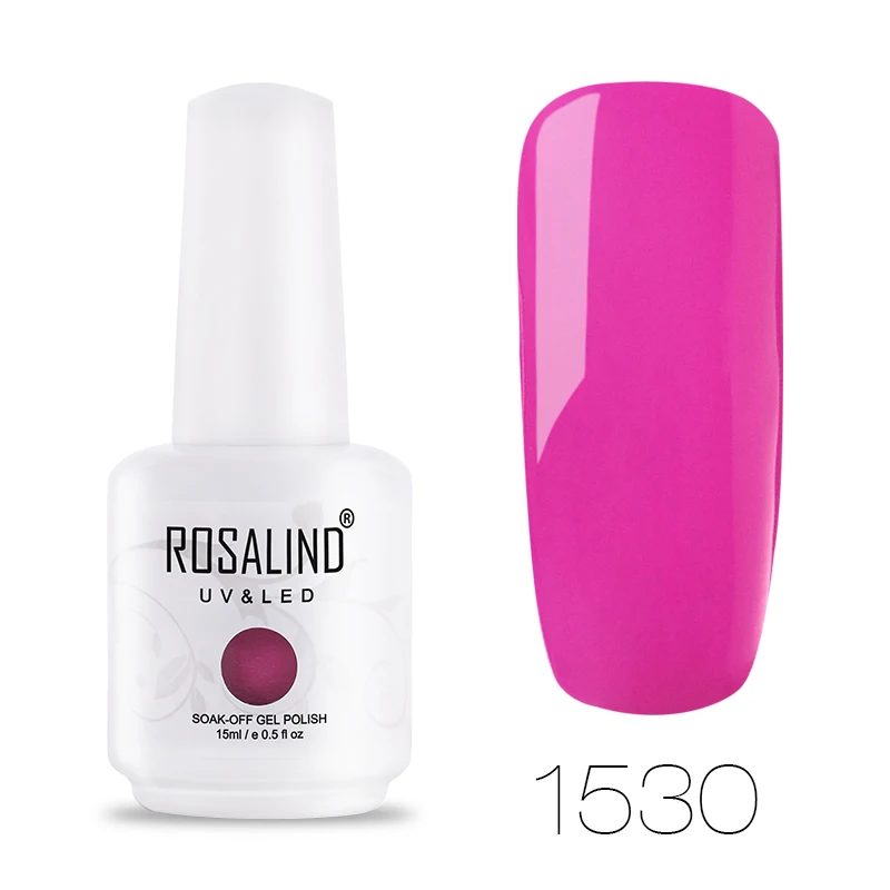 RH1530 ROSALIND гель 1 S, новинка, 15 мл, Гель-лак для ногтей, УФ-светодиодный, замачиваемый, грунтовка для ногтей, полуперманентный, для дизайна ногтей, гель-лаки для маникюра - Цвет: RH1530