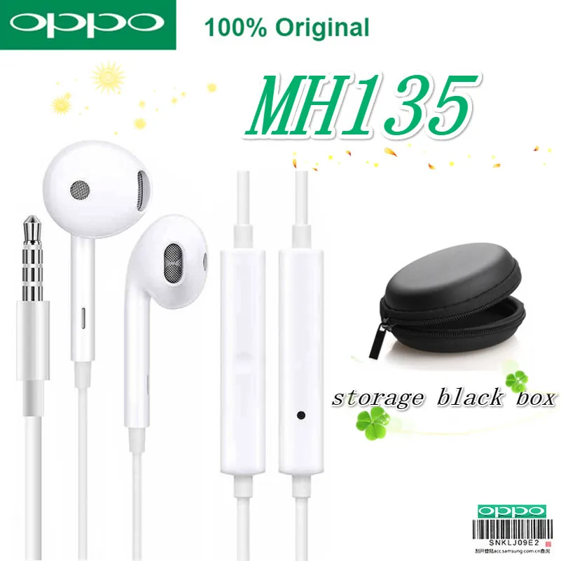 Оригинальные OPPO MH135 R15 профессиональные наушники с микрофоном проводные