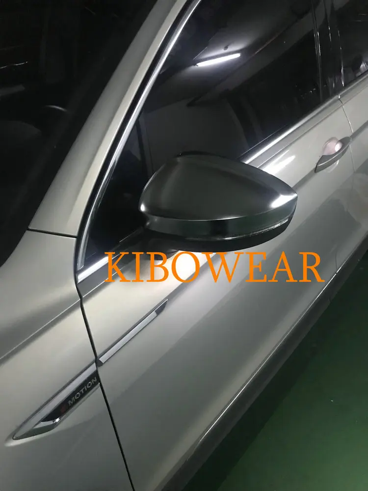 Kibowear боковое зеркало крышки для VW Tiguan Allspace L MK2 матовый хром Замена