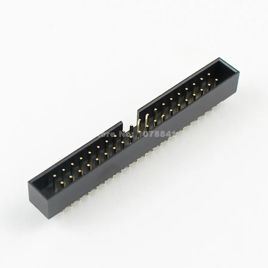 10 шт. в партии 2 мм 2x20 Pin 40 Pin прямой штекер Shrouded PCB Шлейф IDC разъем