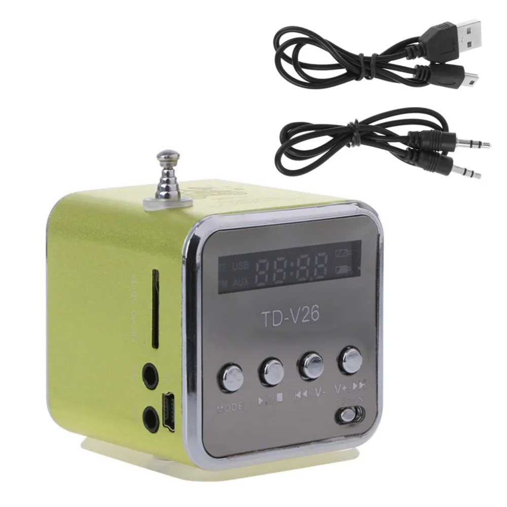 Мини 1 шт. Micro SD TF USB динамик музыкальный плеер Портативный fm-радио стерео ПК MP3 |