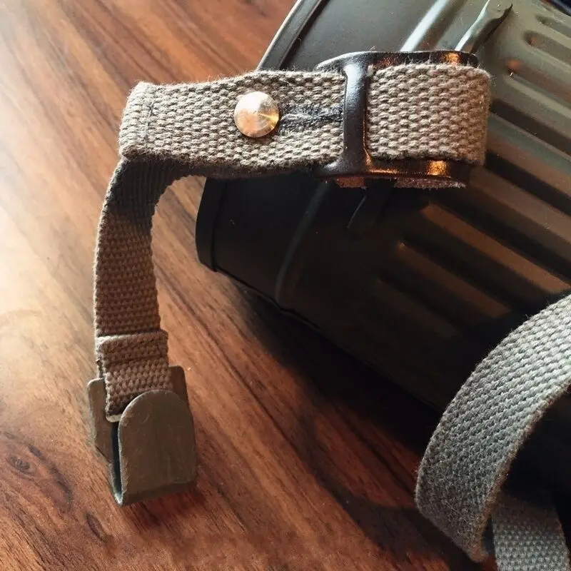 Времен Второй мировой войны немецкая армейская коробка военная газовая маска