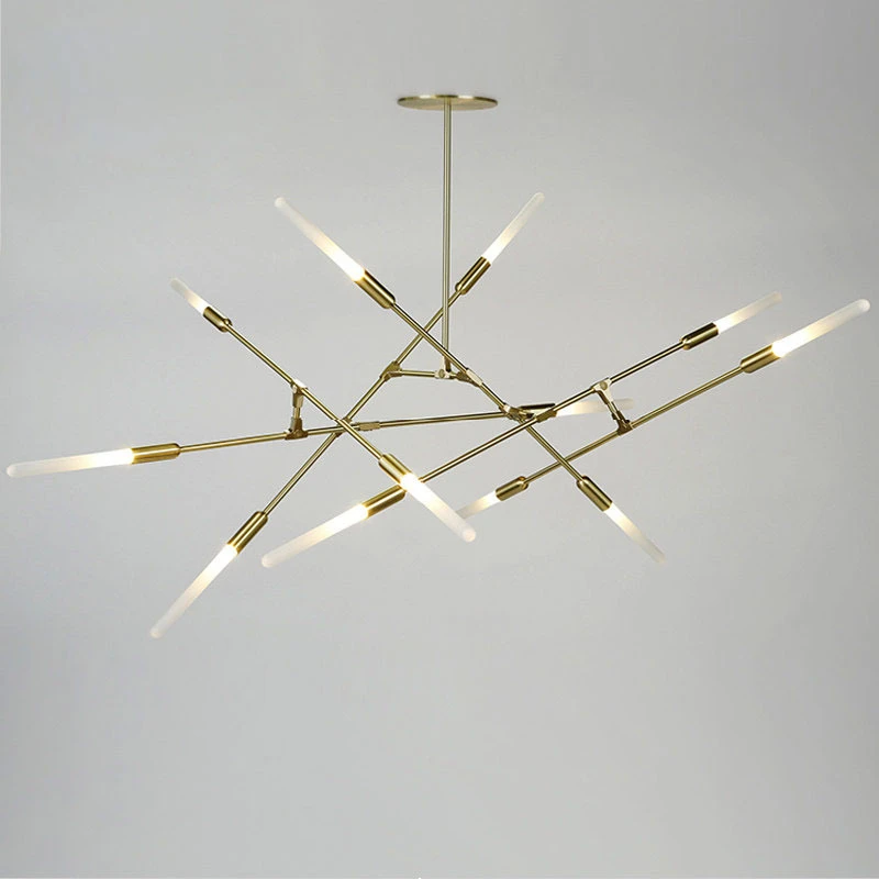 Люстра для скандинавского дерева освещение гостиной спальни ресторана ветка