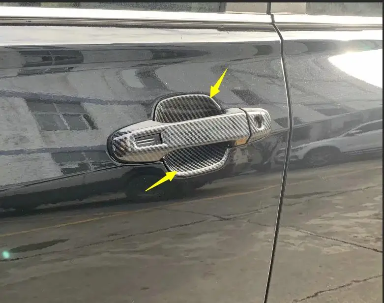 4 шт./компл. ABS Chrome наружная дверь чаша и ручка защитный Стикеры для Subaru Forester