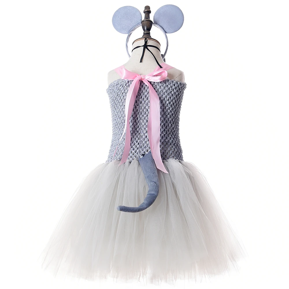 Милые серые розовые футболки с рисунком мышки из мультфильма детское