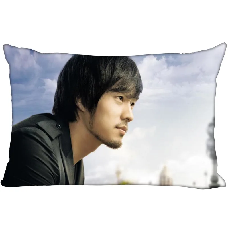 Популярные наволочки KPOP So Ji Sub с двухсторонним принтом сатиновые Наволочки на