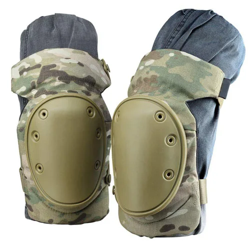 CP Multicam Военные наколенники профессиональные передовые военные тактические наколенники для армии, пейнтбола, охоты и любых других видов спорта на открытом воздухе - Цвет: CP Multicam