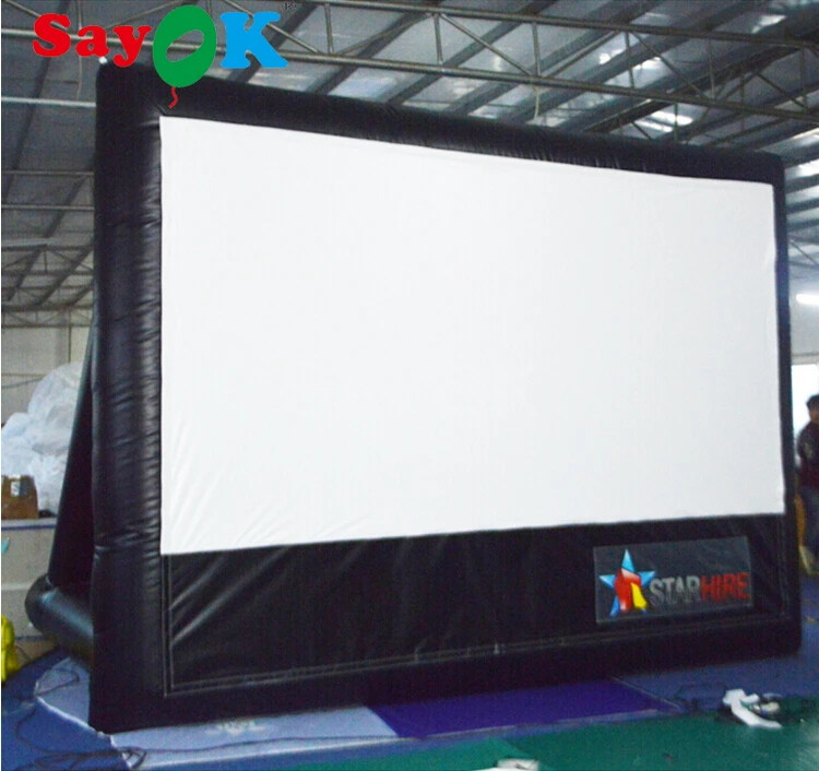 Открытый надувной проекционный экран воздушный фильм ТВ кино (4x 3
