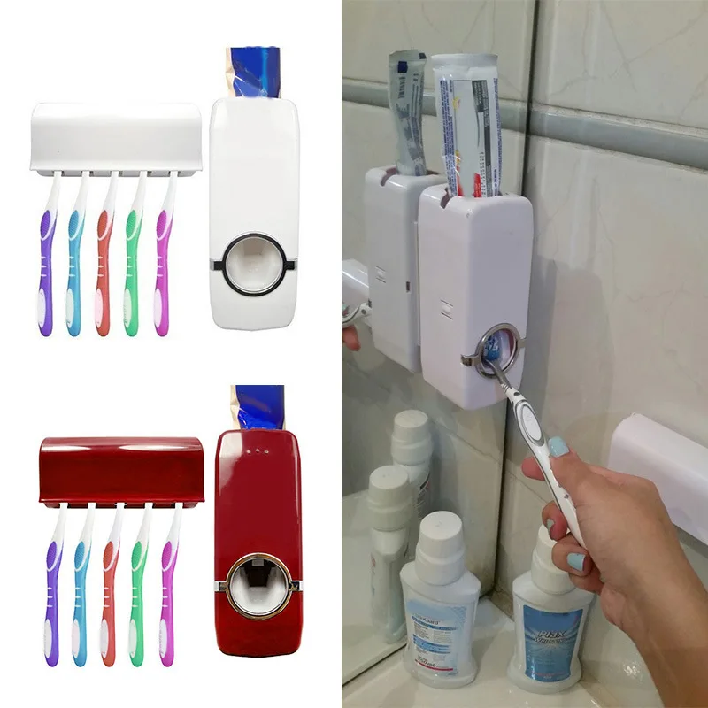 Автоматическая Зубная паста Диспенсер соковыжималка зубная держатель пресс